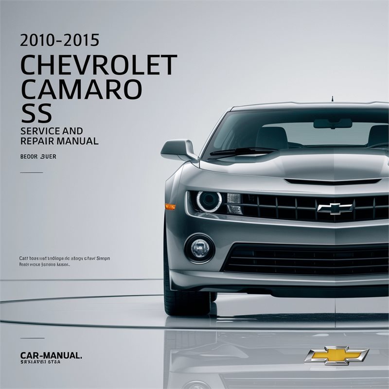 2010-2015 Chevrolet Camaro SS Service Repair Workshop Manual PDF