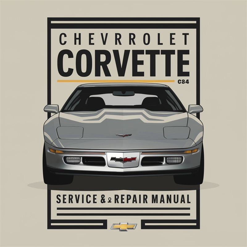 1986 Chevrolet Corvette Service Repair Workshop Manual PDF