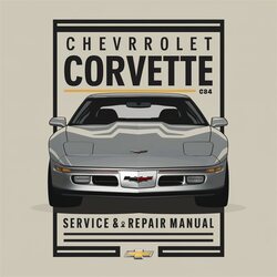 1985 Chevrolet Corvette Service Repair Workshop Manual PDF