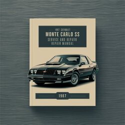 1987 Chevrolet Monte Carlo Service Repair Workshop Manual PDF
