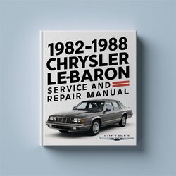 1982-1988 Chrysler Lebaron Service Repair Workshop Manual PDF