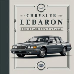 1989 Chrysler Lebaron Service Repair Workshop Manual PDF