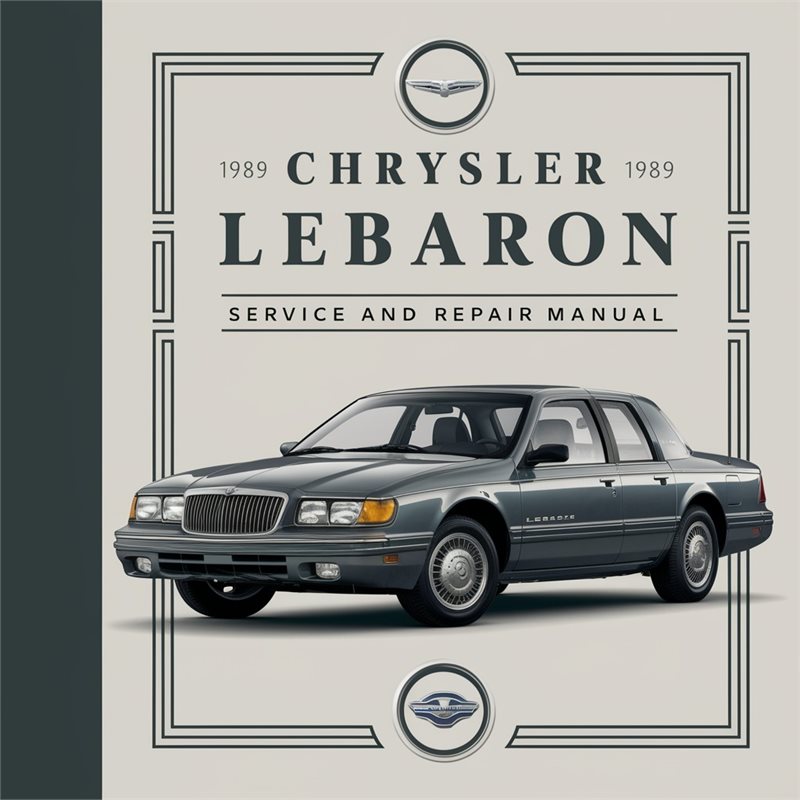 1989 Chrysler Lebaron Service Repair Workshop Manual PDF