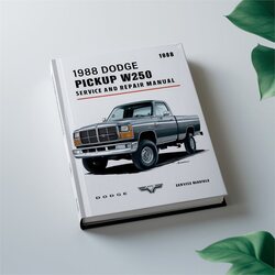 1988 Dodge RAM Models Pickup W250 Service Repair Workshop Manual PDF