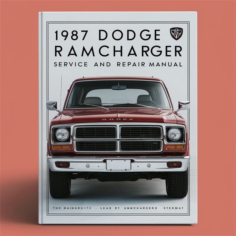 1987 Dodge D Series Ramcharger Service Repair Workshop Manual PDF