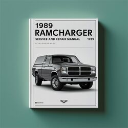 1989 Dodge 300M Ramcharger Service Repair Workshop Manual PDF