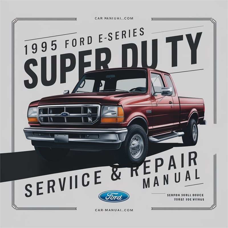1995 Ford Super Duty E-series E350 Service Repair Workshop Manual PDF