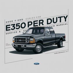 2000 Ford Super Duty E-series E350 Service Repair Workshop Manual PDF