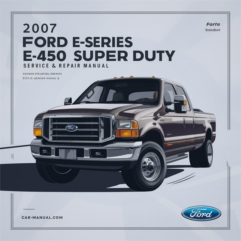 2007 Ford 120 E-series E450 Super Duty Service Repair Workshop Manual PDF