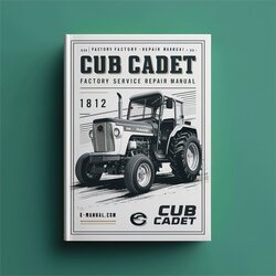Cub Cadet 1812 Tractor Service Repair Workshop Manual PDF