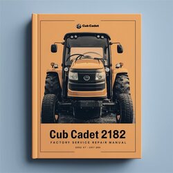Cub Cadet 2182 Tractor Service Repair Workshop Manual PDF