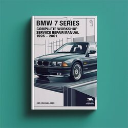 1995-2001 BMW 7 Series E38 Service Repair Workshop Manual PDF