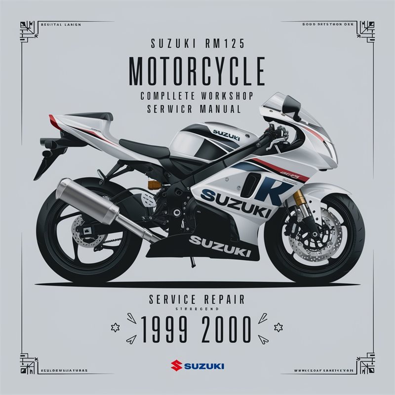 1999-2000 Suzuki RM Series RM125 Motorcycle Service Repair Workshop Manual PDF