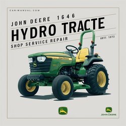 John Deere 1646 Hydro Sabre Lawn Tractor Shop Service Repair Workshop Manual PDF