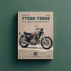 1998 Yamaha TT Models TT350 TT350S Service Repair Workshop Manual PDF