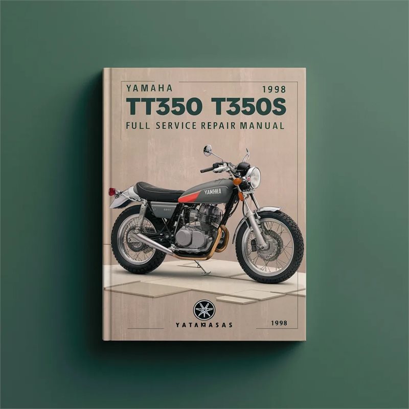 1998 Yamaha TT Models TT350 TT350S Service Repair Workshop Manual PDF
