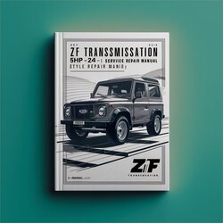 ZF Transmission 5HP 24 24E Service Repair Workshop Manual PDF
