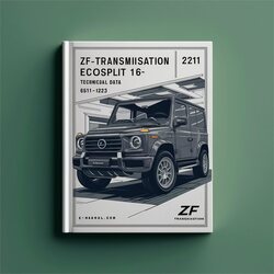 ZF Transmission Ecosplit 16s151 181 221TECHNICAL Data Service Repair Workshop Manual PDF