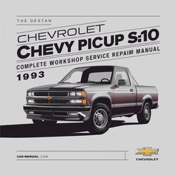 1993 Chevrolet Chevy Pickup S10 Service Repair Workshop Manual PDF