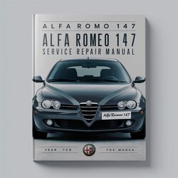 Alfa Romeo 147 3.2 V6 Service Repair Workshop Manual PDF