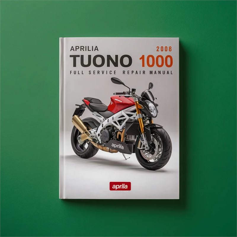 2008 Aprilia Tuono Service Repair Workshop Manual PDF