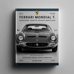 Ferrari Mondial Best T Service Repair Workshop Manual PDF