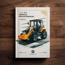 JCB 803 Mini Excavator SN M665001 ON Service Repair Workshop Manual PDF