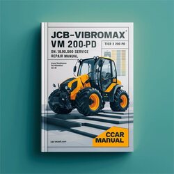 Jcb-vibromax VM 200PD Tier 2 Rollers SN 1800000 UP Service Repair Workshop Manual PDF