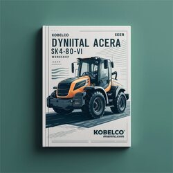 Kobelco Dynamic Acera SK480-VI Hydraulic Excavator Service Repair Workshop Manual PDF