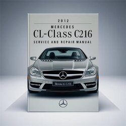 2012 Mercedes CL Class CL-CLASS C216 Service Repair Workshop Manual PDF