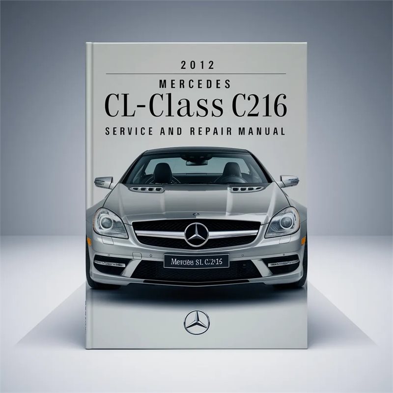 2012 Mercedes CL Class CL-CLASS C216 Service Repair Workshop Manual PDF