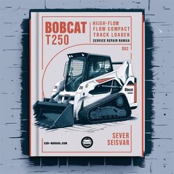 Bobcat T250 Turbo High Flow Compact Track Loader SN 523011001 Above Service Repair Workshop Manual PDF