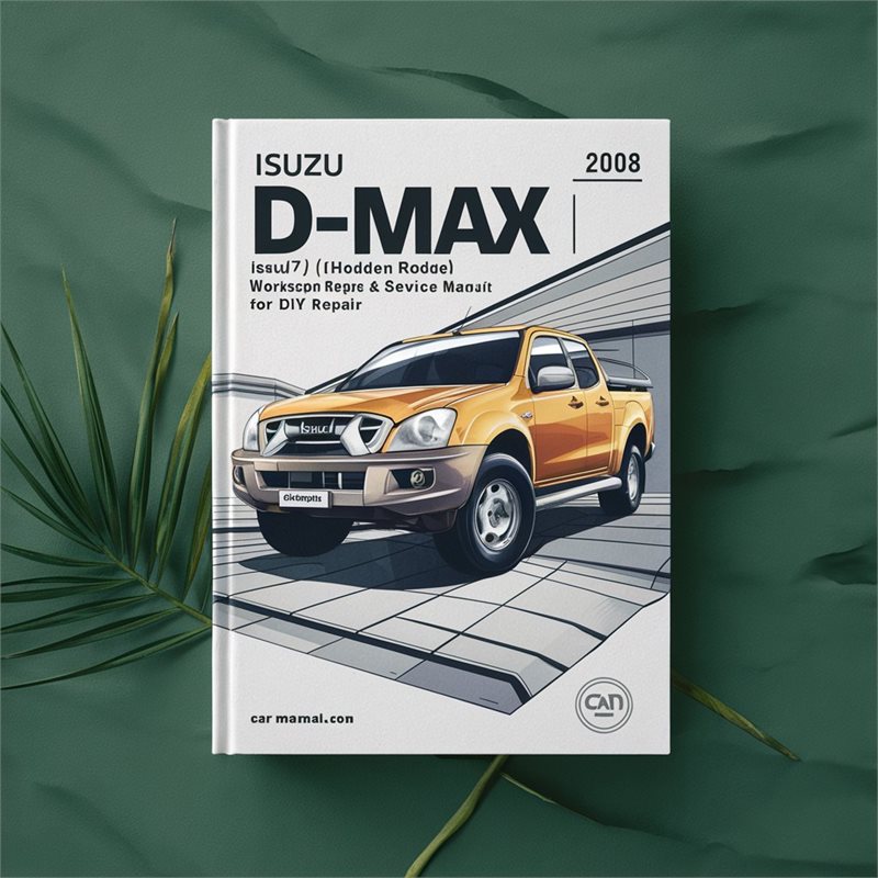 2003-2008 Isuzu Rodeo D-MAX (/holden ) Service Repair Workshop Manual PDF