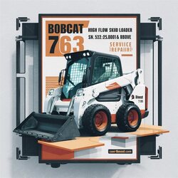 Bobcat 763 High Flow Skid Steer Loader SN 512250001 Above (g Series) Series Service Repair Workshop Manual PDF