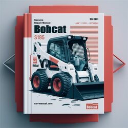 Bobcat S185 Skid Steer Loader SN A8ny11001-a8ny59999 Service Repair Workshop Manual PDF
