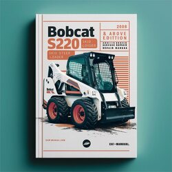 2008 Bobcat S220 Skid Steer Loader SN 530711001 Above Edition Service Repair Workshop Manual PDF