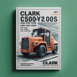 Clark C500-Y Series Forklift Trucks Service Repair Workshop Manual PDF