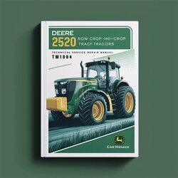 Deere 2520 Row Crop HI-CROP (TM1004) Service Repair Workshop Manual PDF