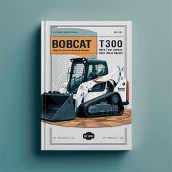 Bobcat T300 Turbo High Flow Compact Track Loader SN 525411001 Above Service Repair Workshop Manual PDF