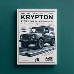 Same Krypton F 78 C Parts Catalog PDF