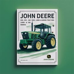 John Deere 240 245 260 265 285 320 Lawn Garden Tractors Service Repair Workshop Manual PDF