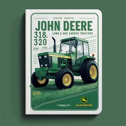 John Deere 316 318 420 Lawn Garden Tractors Service Repair Workshop Manual PDF