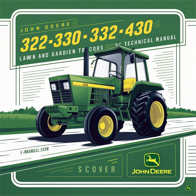 John Deere 322 330 332 430 Lawn Garden Tractors Technical Service Repair Workshop Manual PDF