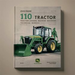 John Deere 110 Tractor Loader Backhoe Technical Service Repair Workshop Manual PDF