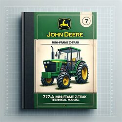 John Deere 717A 727A Mini-Frame Z-Trak Technical Manual 