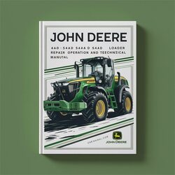 John Deere 444D 544D 644D Loader Operation Tests Service Repair Workshop Manual PDF