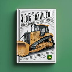 John Deere 400G Crawler Bulldozer Operation Tests Service Repair Workshop Manual PDF