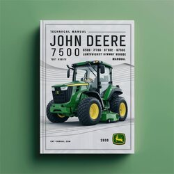 John Deere 7500 7700 8500 8700 8800 7500E-Cut Hybrid 8500E-Cut Hybrid Lightweight Fairway Mower Technical Manual 