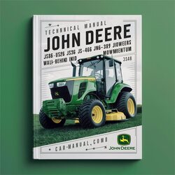 John Deere JS26 JS28 JS36 JS38 JS46 JS48 JM26 JM36 JM46 Walk-behind Rotary Mowers Mowmentum Service Repair Workshop Manual PDF