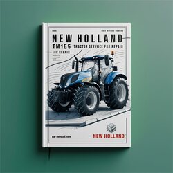 New Holland TM165 Tractor Service Repair Workshop Manual PDF